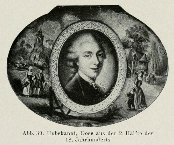 39. Unbekannt, Dose aus der 2. Hälfte des 18. Jahrhunderts 
