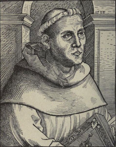 Martin Luther als Mönch