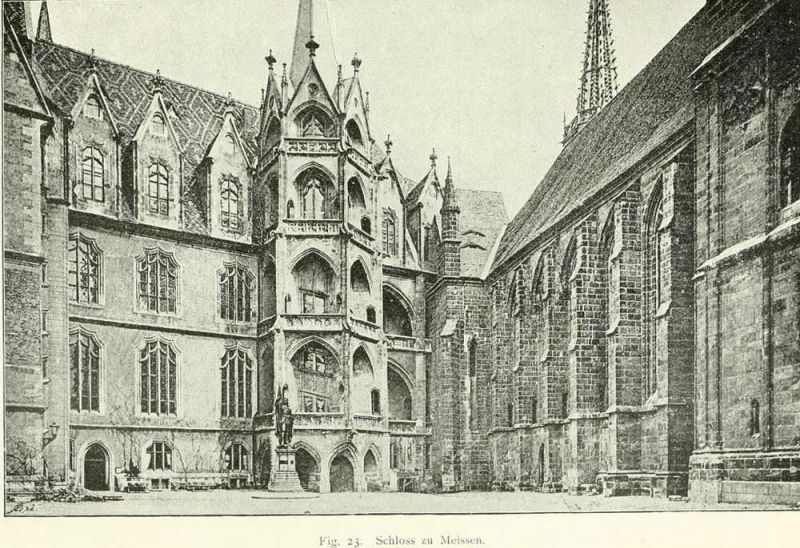 Fig. 23. Schloss zu Meißen (Nach Gurlitt.)