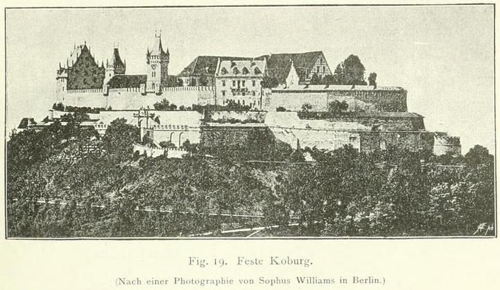 Fig. 19. Feste Koburg. (Nach einer Photographie von Sophus Williams in Berlin.) 