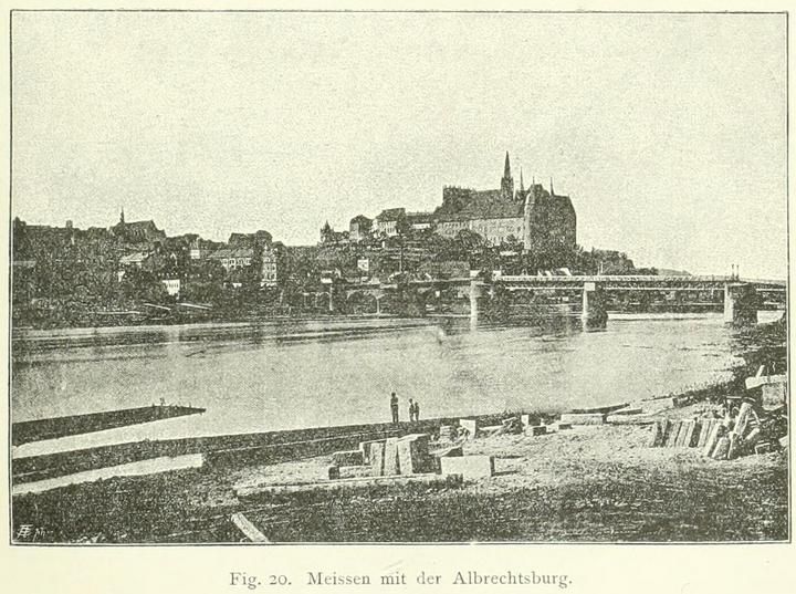 Fig. 20. Meissen mit der Albrechtsburg. 