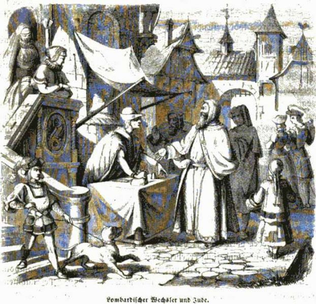 Lombardischer Geldwechsler und Jude