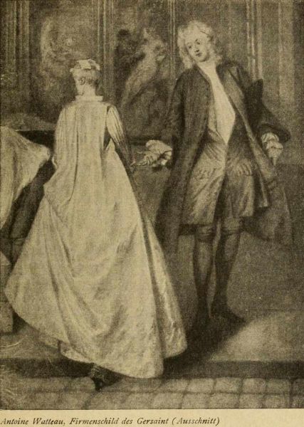 014. Antoine Watteau, Firmenschild des Gersaint (Ausschnitt) 