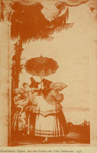 031. Giambattista Tiepolo, Aus den Fresken der Villa Valmarana. 1737