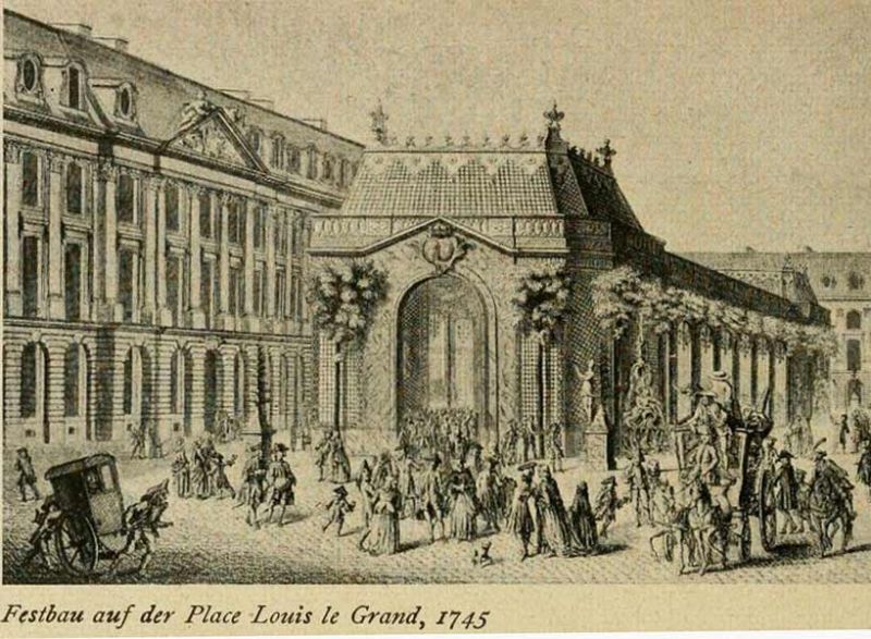 048. Festbau auf der Place Louis le Grand, 1745