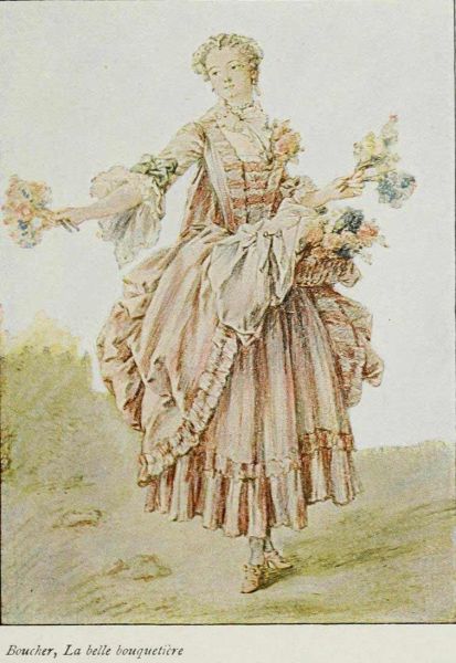 056. Boucher, La belle bouquetiere 