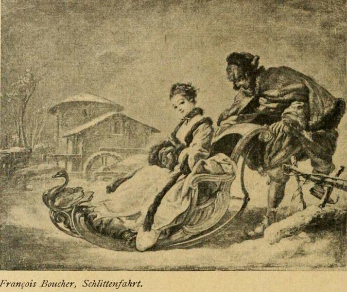 065. François Boucher, Schlittenfahrt.