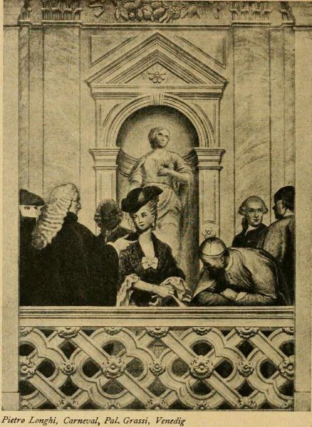 084. Pietro Longhi, Carneval, Pal. Grassi, Venedig