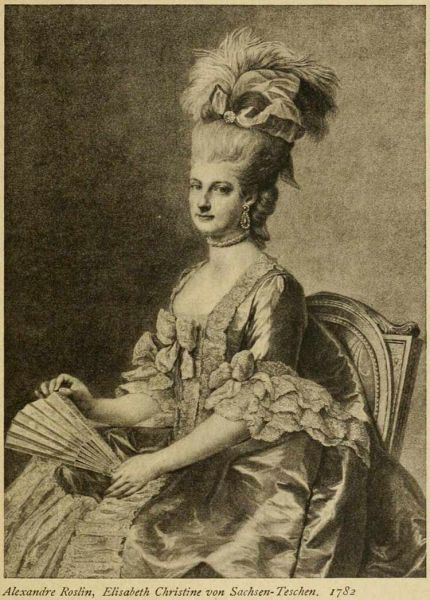 102. Alexandre Roslin. Elisabeth Christine von Sachsen-Teschen. 1782