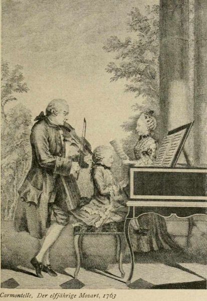 105. Carmontelle, Der elfjährige Mozart, 1763