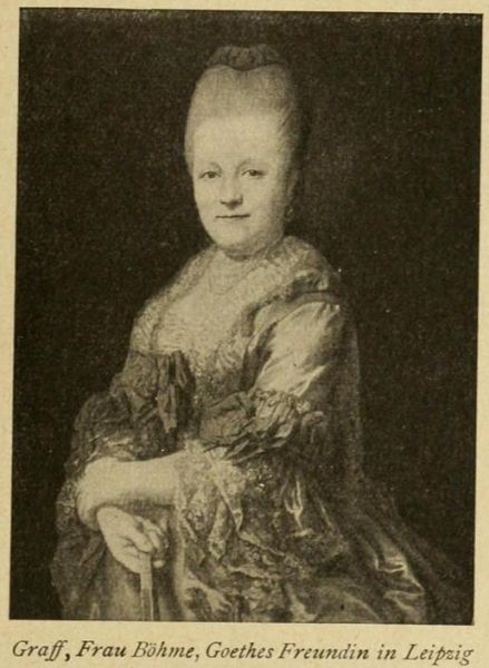 122. Graff, Frau Böhme, Goethes Freundin in Leipzig