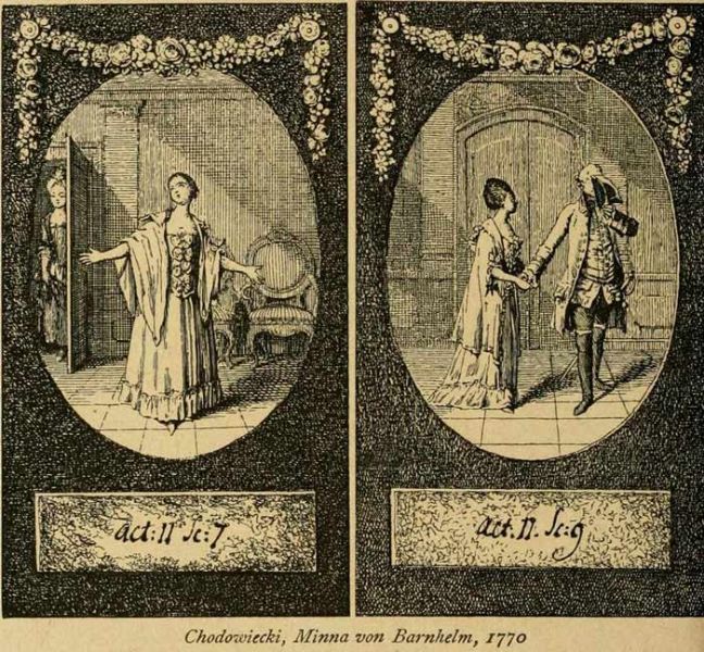 124. Chodowiecki, Minna von Barnhelm, 1770