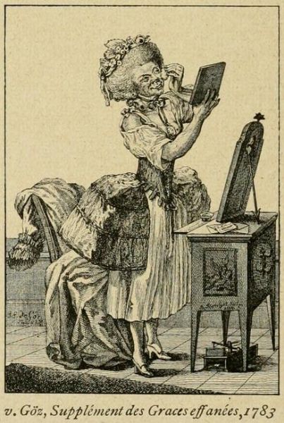 202. v. Göz, Supplément des Graces effannées, 1783