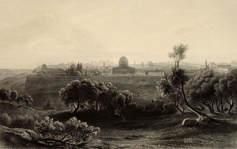 012. Jerusalem (vom Ölberg gesehen)