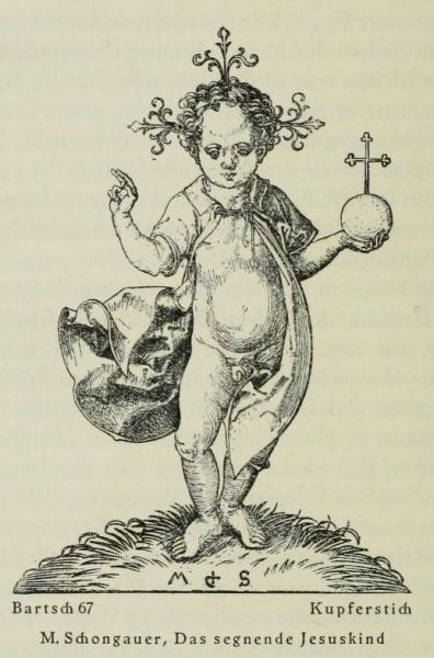 000. Das segnende Jesuskind, M. Schongauer