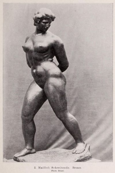 002. Maillol. Schreitende. Bronze