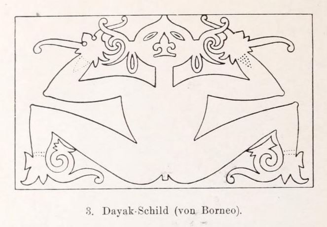 003. Dayak-Schild (von Borneo)