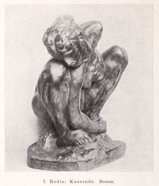 007. Rodin. Kauernde. Bronze