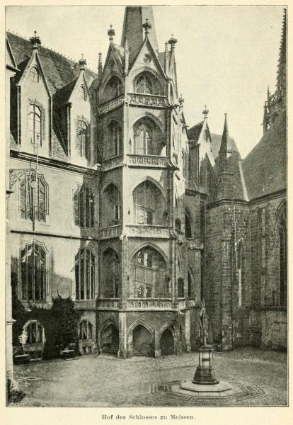 MA 009 Hof des Schlosses zu Meissen