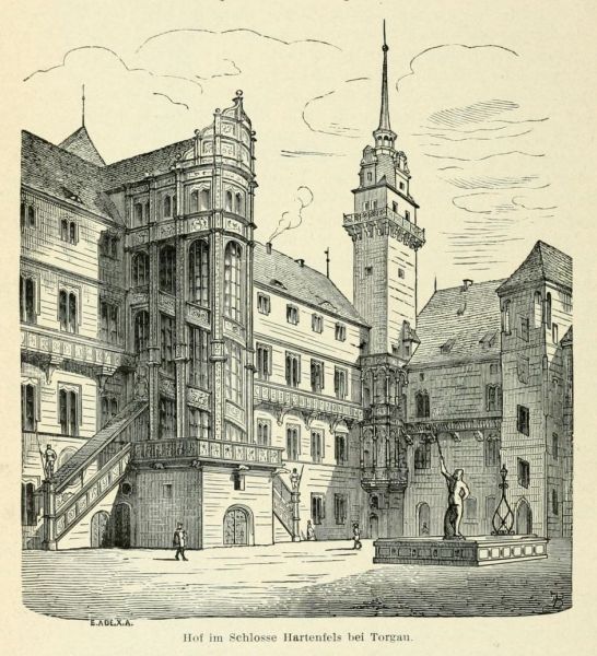 MA 014 Hof im Schlosse Hartenfels bei Torgau