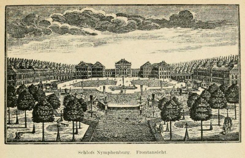 MA 039 Schloss Nymphenburg. Frontansicht