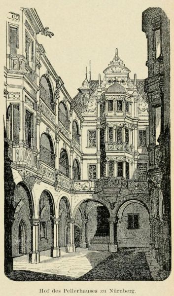 MA 076 Hof des Pellerhauses zu Nürnberg