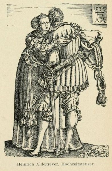 MA 172 Heinrich Aldegrever, Hochzeitstänzer