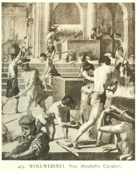 403. Wollweberei. Von Mirabelle Cavalori.