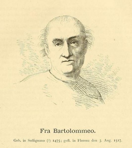 Fra Bartolommeo (1475-1517) italienischer Maler, Dominikaner