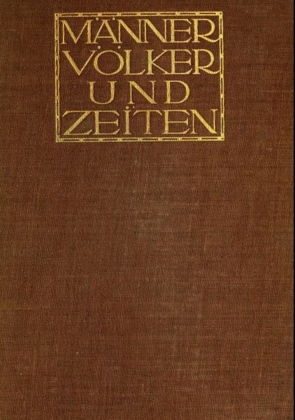 000 Männer, Völker und Zeiten - Cover