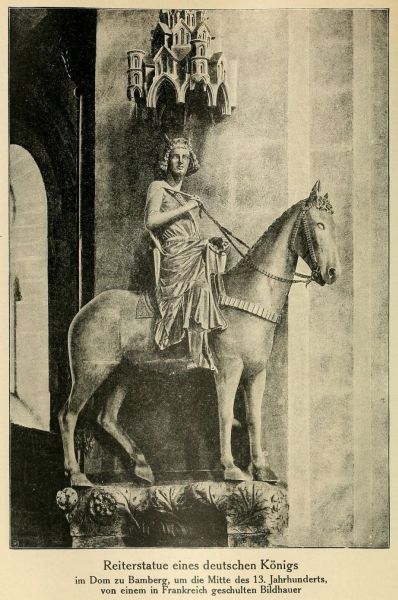 018 Reiterstatue eines deutschen Königs