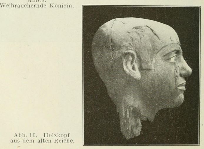 Ägypten 010 Holzkopf aus dem alten Reiche