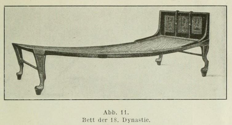 Ägypten 011 Bett der 18. Dynastie