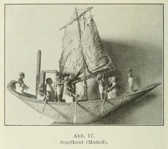 Ägypten 017 Segelboot (Modell)