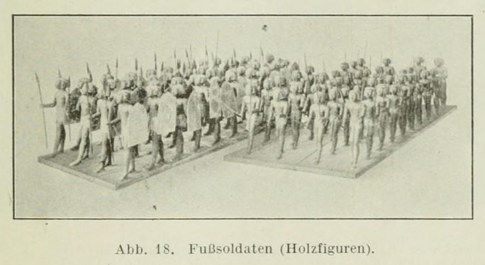 Ägypten 018 Fußsoldaten (Holzfiguren)