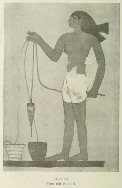Ägypten 023 Frau mit Spindel