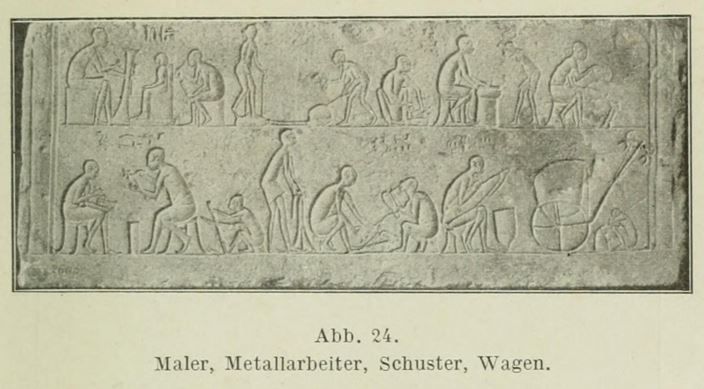 Ägypten 024 Maler, Metallarbeiter, Schuster, Wagen
