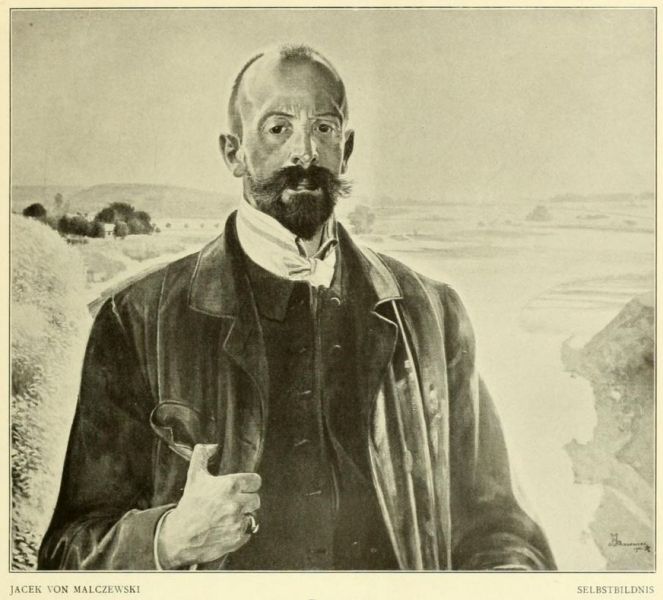 001 Jacek von Malczewski, Selbstbildnis