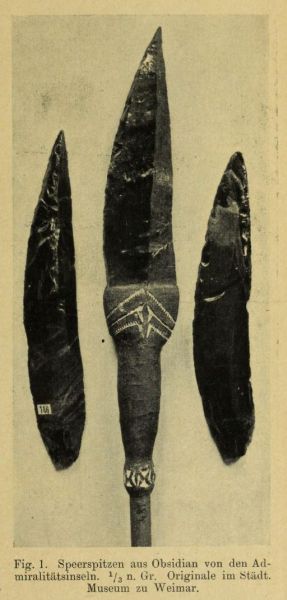 001 Speerspitzen aus Obsidian