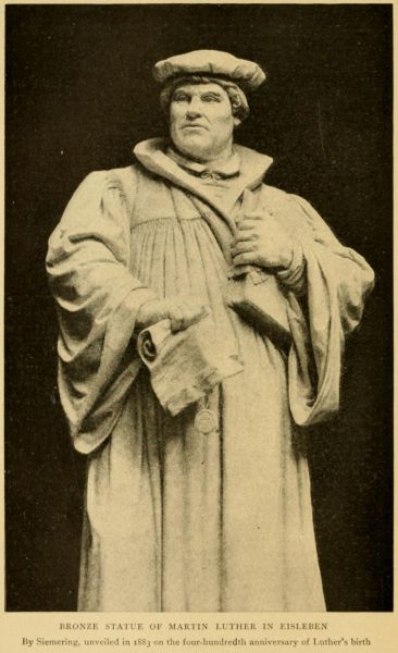 05. Bronze Statue of Martin Luther in Eisleben