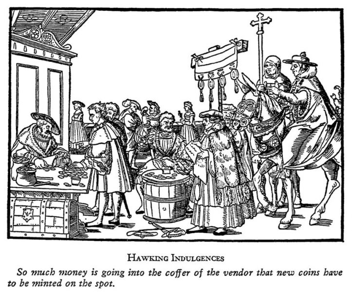 HERE I STAND, HAWKING INDULGENCES