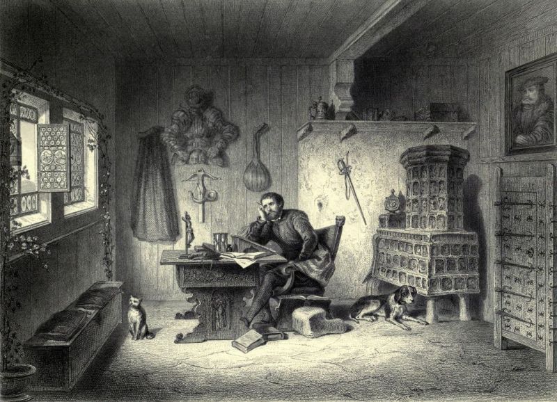 Luther, Lutherzimmer auf der Wartburg