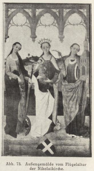 073 Reval, Außengemälde vom Flügelaltar der Nikolaikirche