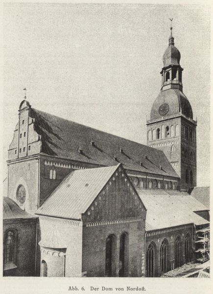 006 Riga, Der Dom von Nordost