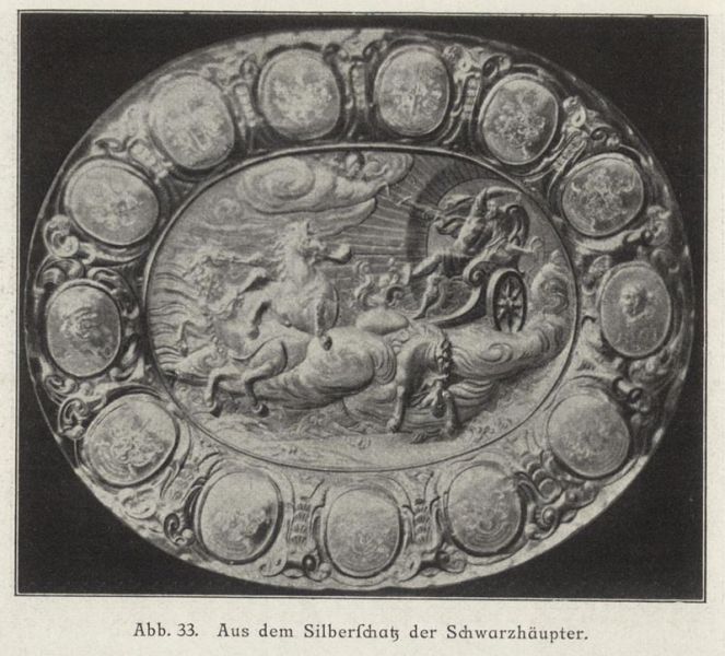 033 Riga, Aus dem Silberschatz der Schwarzhäupter