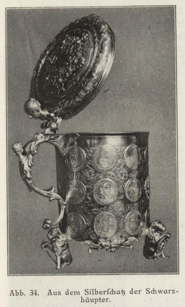 034 Riga, Aus dem Silberschatz der Schwarzhäupter
