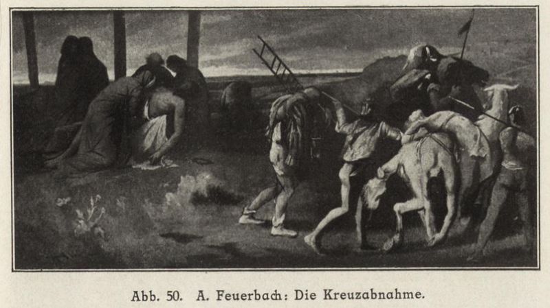 050 A. Feuerbach, Die Kreuzabnahme