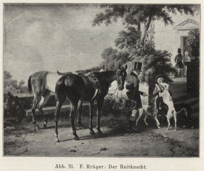 051 F. Krüger, Der Reitknecht