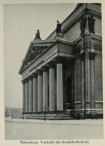 Russland 007. Petersburg, Vorhalle der Isaakskathedrale