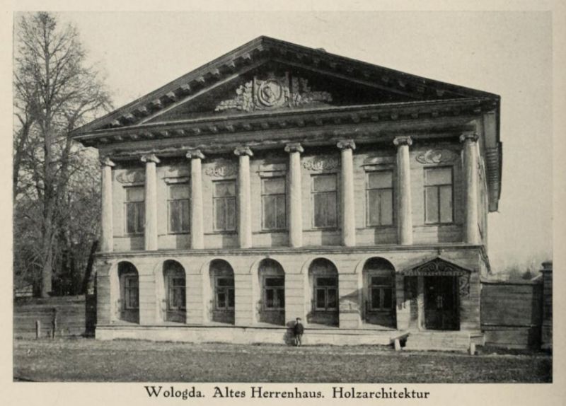 Russland 014. Wologda, Altes Herrenhaus, Holzarchitektur